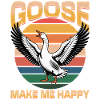 Funny Bird Goose