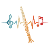 Clarinet, heartbeat, clarinetist, musician