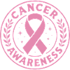 Ruban Rose Cancer Awareness