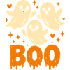 Cute Ghosts BOO – Funny Halloween Design