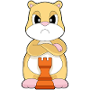 Hamster Chess Piece King Chess