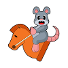 Maus Schachfigur Springer Schach