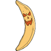 Banana Jack-o-Lantern