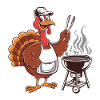 Thanksgiving Truthahn Grillspaß