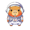 Capybara Astronaut