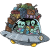 Extraterrestrial holiday trip in a UFO