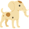 Elephant dog jack russell