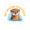 Introvert Discussing Sea Otter Cartoon