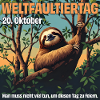 October 20 – International Sloth Day