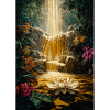 Golden Lotus Landscape