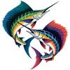 Doppelter Bunter Marlin