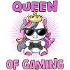 Queen of gaming - einhorn