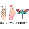 Dragonfly peace Love And Dragonflies