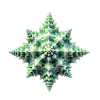 Coque étoile verte