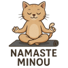 Namaste Zen Kitty