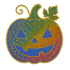 Rainbow Pumpkin Ornament