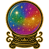 Rainbow Crystal Ball Glamour | Crystal ball