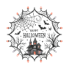 Halloween Spider Web Castle