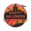 Halloween Castle Silhouette