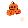 Citrouille amicale - Joyeux Halloween
