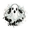 Ghost Splatter Motif