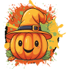 Pumpkin Witch Hat Fun Design