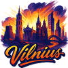 Vilnius Capitale Lituanie Baltique Cadeau