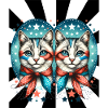 60s Retro Cats Cat
