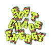 Douce énergie du chaos Néon Typographie rétro