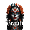 Gothic Beauty Sugar Skull