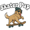 Skater Pup on Skateboard
