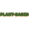 Plant-based retro lettering