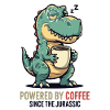 Dino Coffee Humor