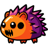 Hedgehog Halloween Zombie