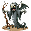 Sensenmann-Banshee auf der Erde