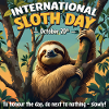 International Sloth Day – October 20th