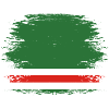 Chechnya flag used