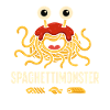 Spaghettimonster Cartoon Exzentrik