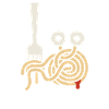 Spaghetti Monster mit Gabel