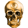 Schädel mit Adrenalin Emblem