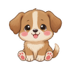 Adorable Puppy Sticker
