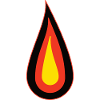 Germany Flame - Black Red Gold Design