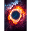 Celestial Ring Nebula Glow