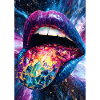 Cosmic Crystal Tongue Burst