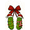 Sød glædelig jul pickles ferie design