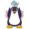 Penguin Bridal Veil Wedding