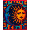 Sun and Moon Neon Prism