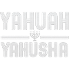 Yahuwah Yahusha Lettering with Menorah