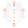 Squelette Chakra Méditation Gothique