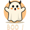 Boo ! Fantôme Doudou d'Halloween